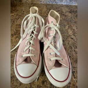 Stylish‎ Pink High-Top Kids Sneakers